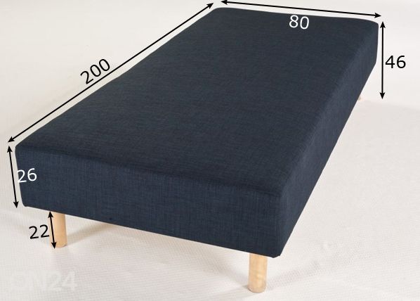 Runkopatja 80x200 cm mitat