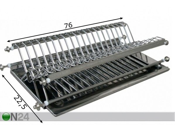 Ruostumaton astiankuivausteline mitat