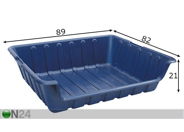 Säilytyslaatikko Cargo tray XL mitat