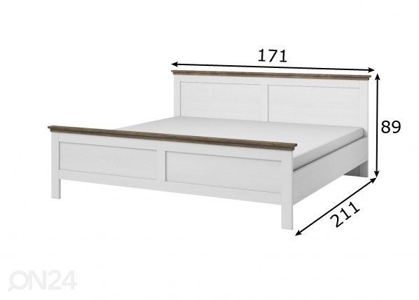 Sänky 160x200 cm mitat