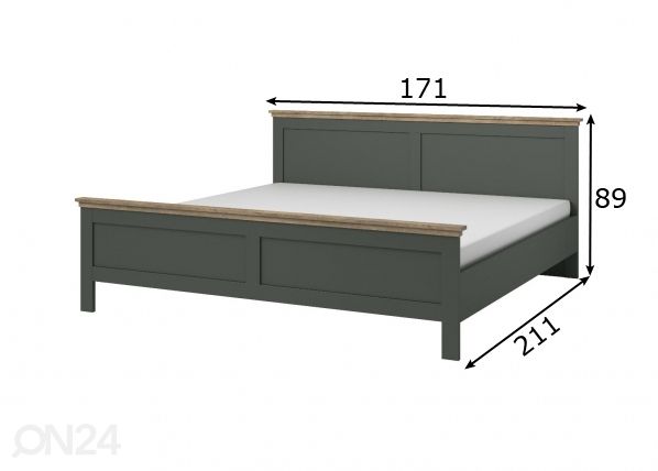 Sänky 160x200 cm mitat