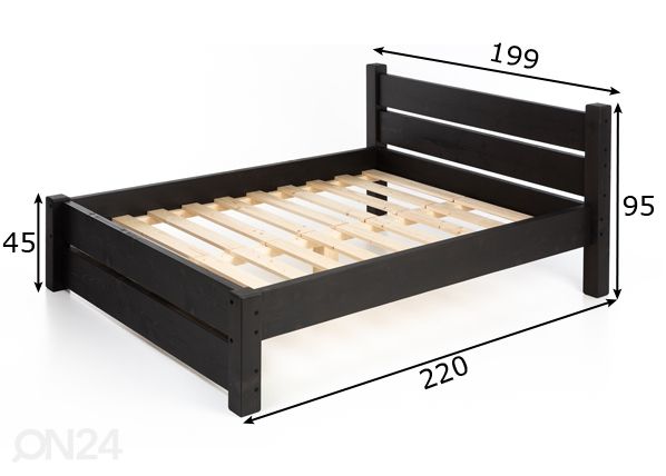 Sänky 180x200 cm mitat