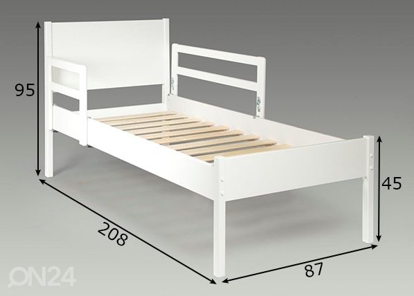 Sänky DREAMS 80x200 cm mitat