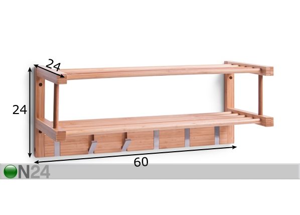 Seinänaulakko mitat