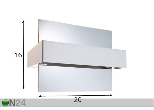 Seinävalaisin SPECULAR mitat