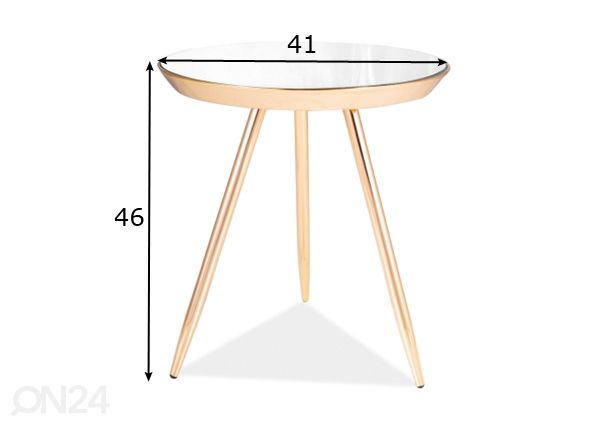 Sivupöytä mitat
