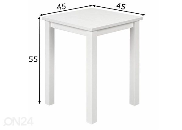 Sivupöytä & yöpöytä Vita mitat