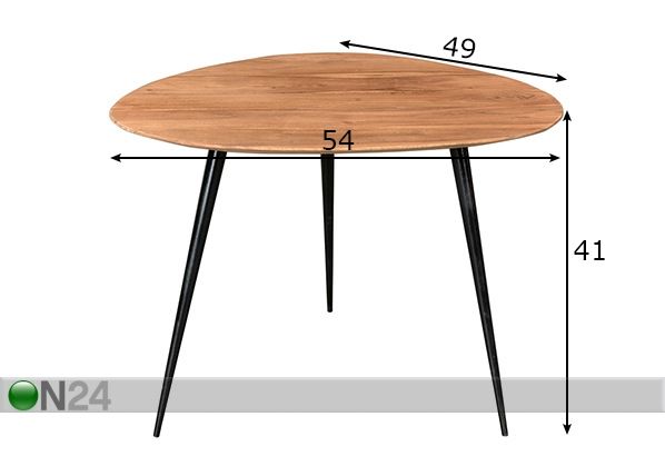 Sohvapöytä This 54x49xh41 cm mitat