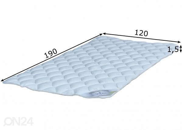 Stroma petauspatja Top Comfort 120x200 cm mitat