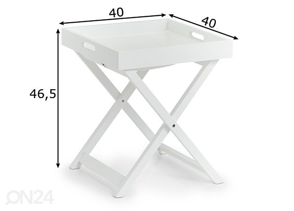 Tarjoilupöytä / sivupöytä mitat