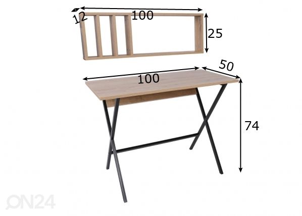 Toimistokalusteet mitat