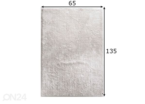 Tom Tailor matto Soft UNI 65x135 cm mitat