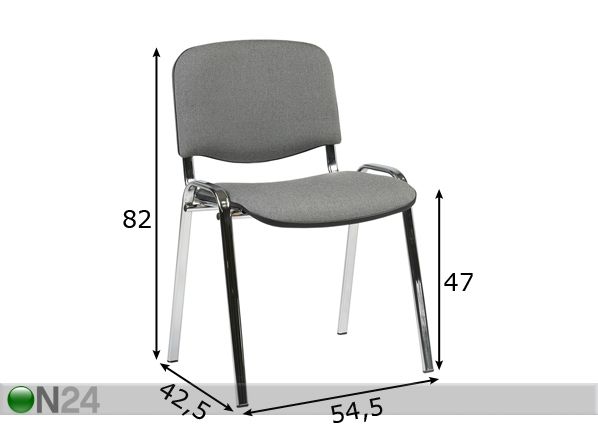 Tuoli ISO mitat