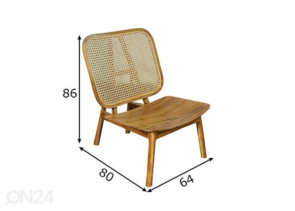 Tuoli Sit&Chair mitat