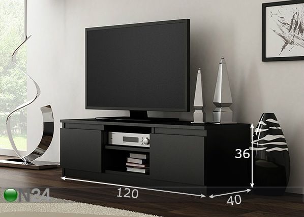 TV-taso 120 cm mitat