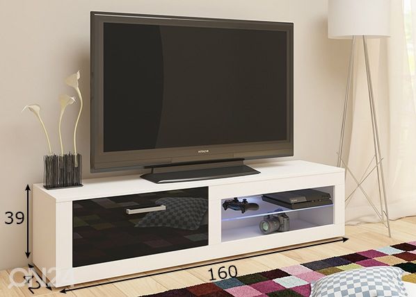 TV-taso 160 cm mitat