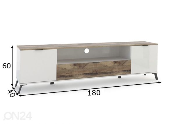 TV-taso Casablance 108cm mitat