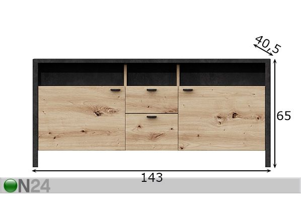 TV-taso In-Loft 44 mitat