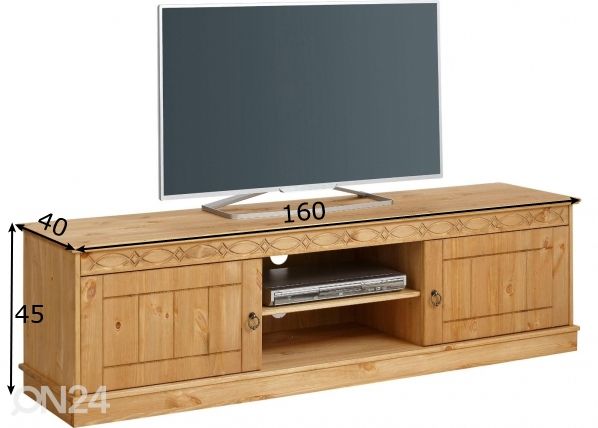 TV-taso Indra 160 cm mitat