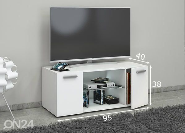 TV-taso Lowina 95 cm mitat