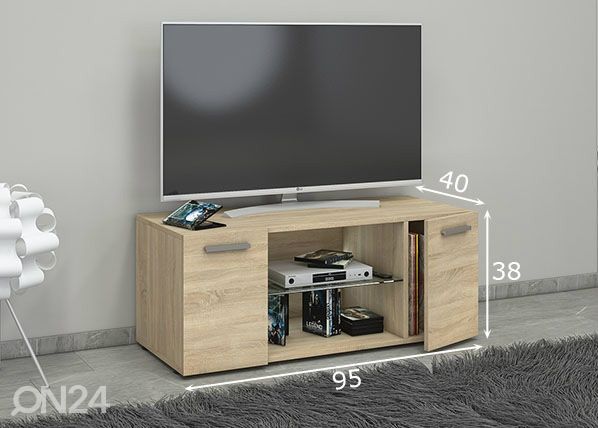 TV-taso Lowina 95 cm mitat