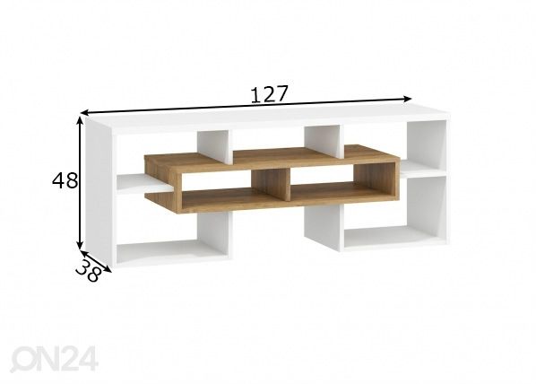 TV-taso Macroom 127 cm mitat