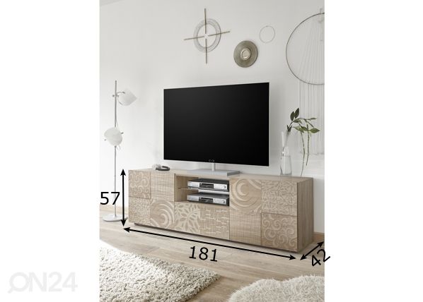 TV-taso Miro 181 cm mitat