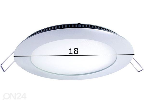 Upotettava LED-valaisin Slim mitat