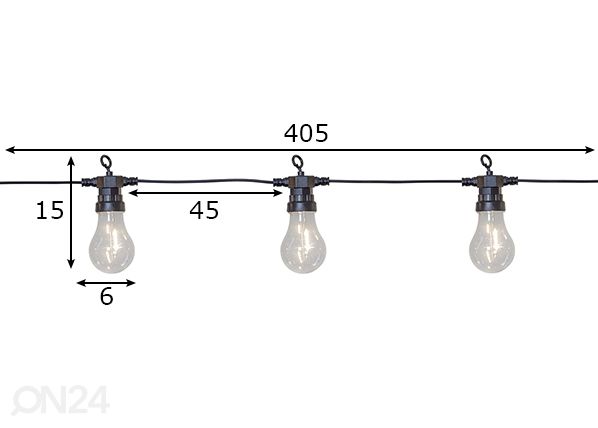 Valonauha Filament mitat