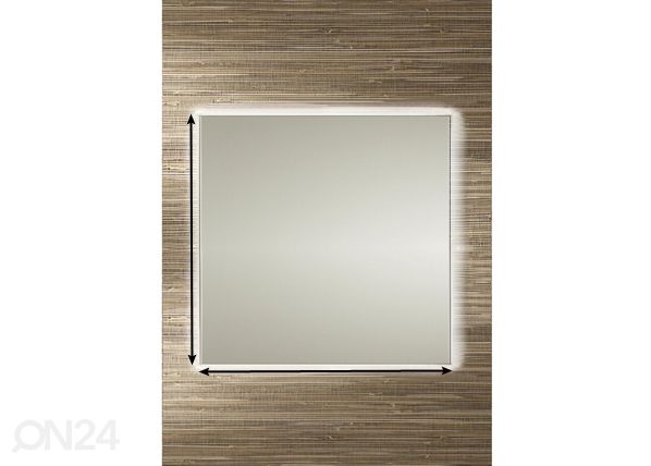 Valopeili Lady LED 60x60 cm mitat