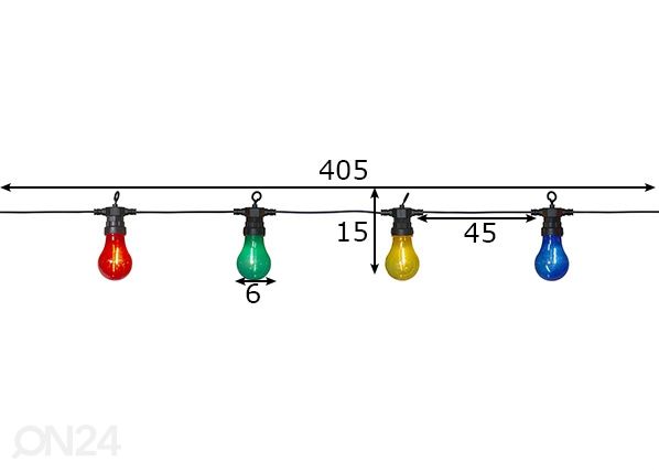 Valosarja Filament mitat