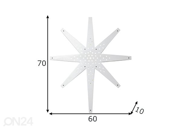 Valotähti Tall mitat