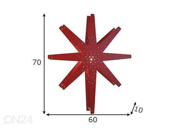 Valotähti Tall mitat