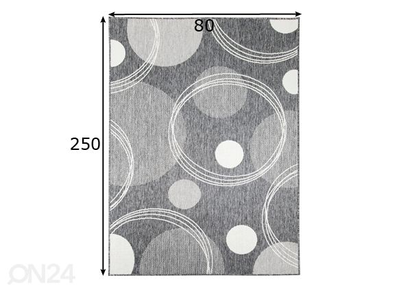 Village’s matto Bubble 80x250 cm mitat