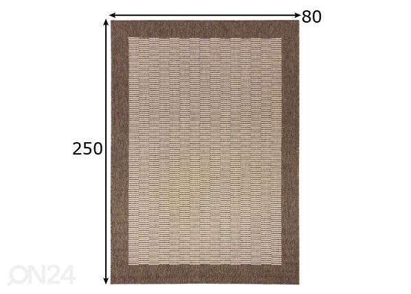 Village’s matto Viera 80x250 cm mitat