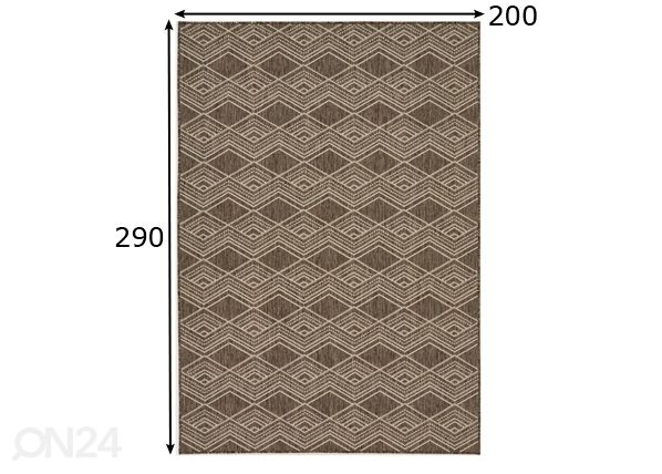 Village’s matto Wave 200x290 cm mitat