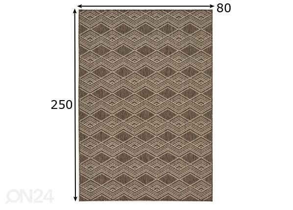 Village’s matto Wave 80x250 cm mitat