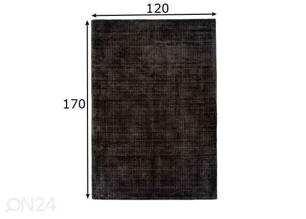 Viskoosimatto 120x170 cm mitat