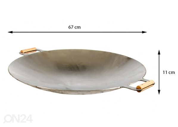 Wokkipannu WP-675 mitat