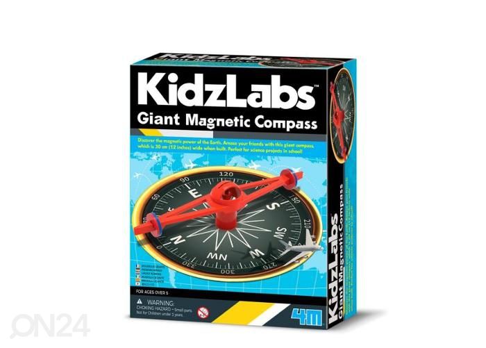 4M KidzLabs Jättiläinen magneettinen kompassi kuvasuurennos