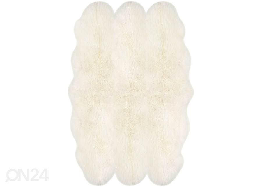Aito lampaantalja Merino natural white Sexto ±130x180 cm kuvasuurennos