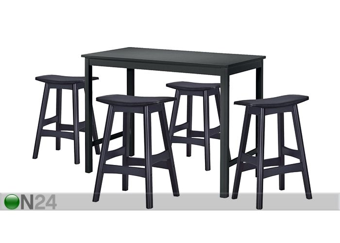 Baaripöytä+4 tuolia BRONCO kuvasuurennos