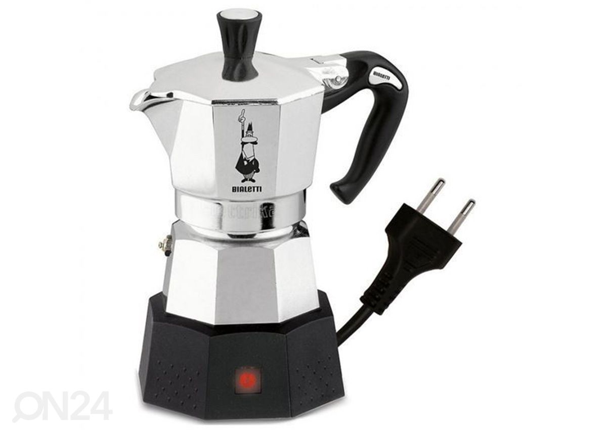 Bialetti sähköinen espressopannu Moka Elettrika 2 kupille kuvasuurennos