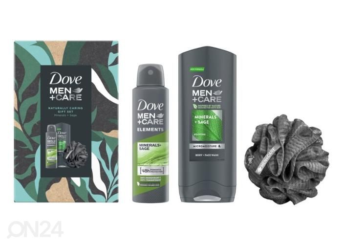 Dove Men Care Elements Minerals Sage pakkaus kuvasuurennos