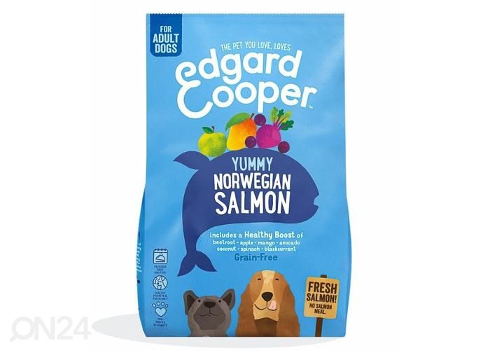 Edgard Cooper koiranruoka norjalaisella lohella 2,5kg kuvasuurennos