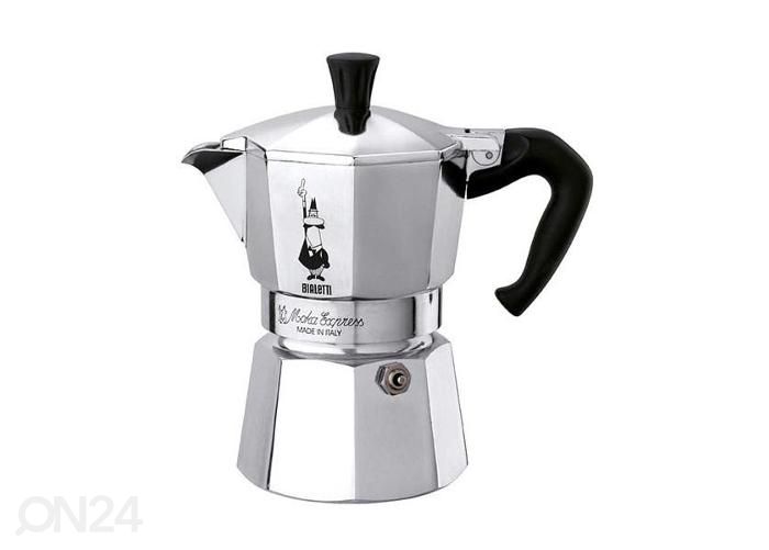 Espressokannu Bialetti Moka express 2 kupilliselle kuvasuurennos