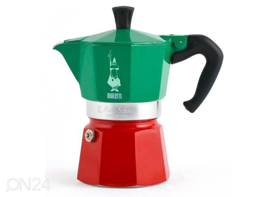 Espressokannu Bialetti Moka Express Italia 6 kupille kuvasuurennos