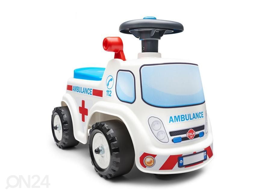 Falk potkuauto Ambulanssi kuvasuurennos