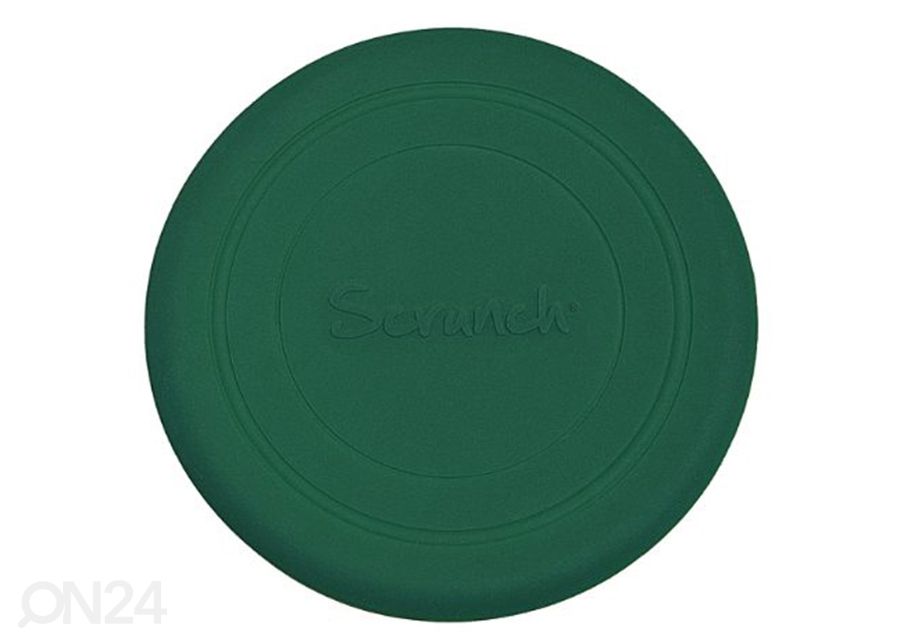Frisbee Scrunch, tummanvihreä kuvasuurennos
