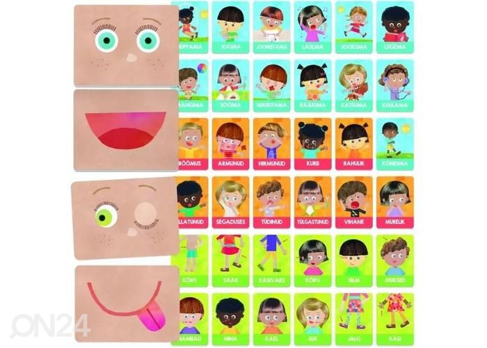 HEADu Montessori pelikortit tunteet ja toiminta, EE kuvasuurennos